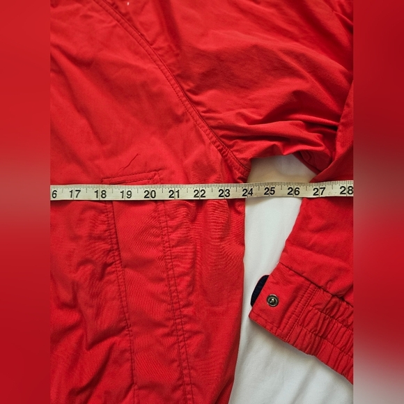 Oceanside Mens Red Boating Long Sleeve Elastic Waist Full Zipper Jacket Size L - Picture 9 of 16